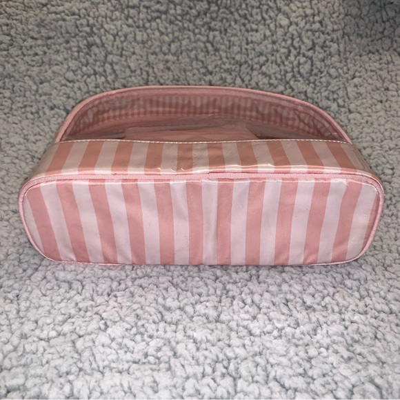 VICTORIA’S SECRET Signature Pink Striped 3-PC Cosmetic Travel Set LG MED SM - Picture 16 of 16